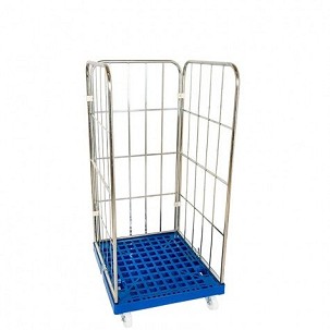 Rolly kocsi 3  oldalfallal 1350 - műanyag - piros