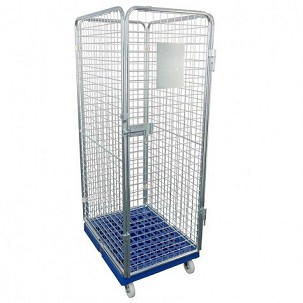 Rolly kocsi 4 oldalfallal 1600 - dobozokhoz - piros