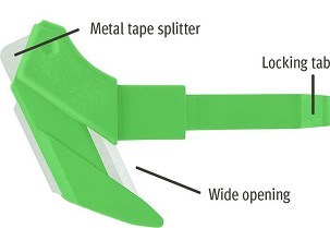 KLEVER Kleen XChange cserélhető fej biztonsági késekhez Zöld 