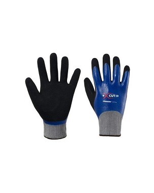 CUT "D" DUPLA NITRIL MÁRTÁSSAL ELLÁTOTT KESZTYŰ  10