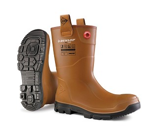 DUNLOP PUROFORT RIGPRO Munkavédelmi csizma S4/S5 Barna 42