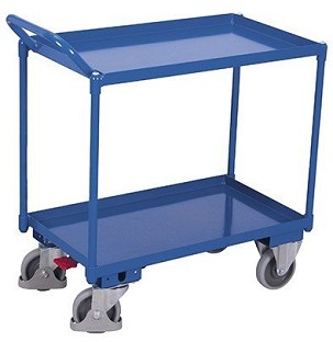 Asztalkocsi 2 fém rakfelülettel