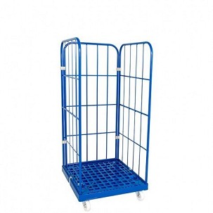 Rolly kocsi 3 színes  oldalfallal 1350 - műanyag - kék